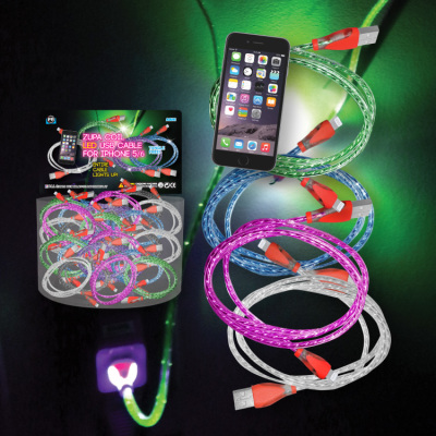 Zupa Coil LED USB Cable for iPhone 5/6