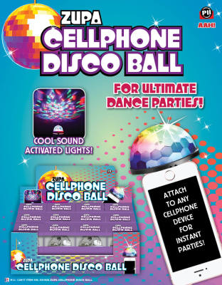 Zupa Cellphone Disco Ball
