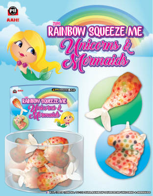 Zupa Rainbow Squeeze Me Unicorn & Mermaids 