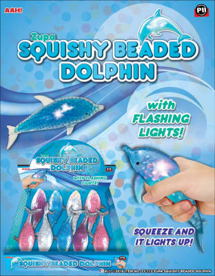 Zupa Squishy Beaded Dolphin 