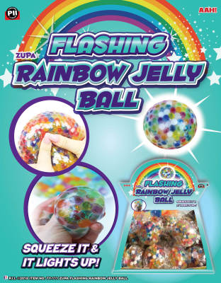 ZUPA FLASHING RAINBOW JELLY BALLS