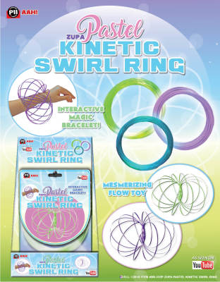 Zupa Pastel Kinetic Swirl Ring