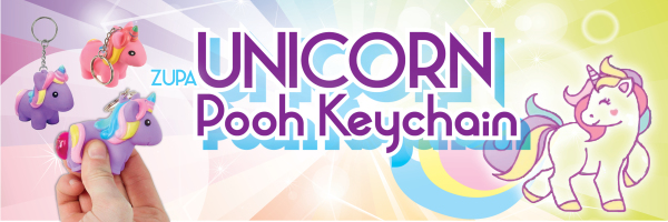 Zupa Unicorn Pooh Keychain