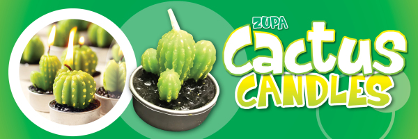 Zupa Cactus Candles