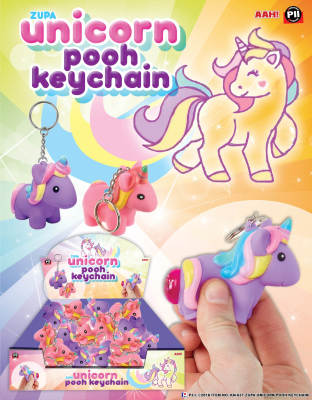 Zupa Unicorn Pooh Keychain