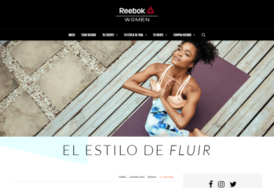 Landing page El estilo de fluir