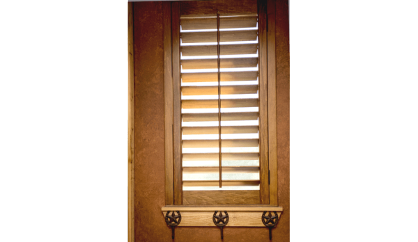 Custom Stained Shutter