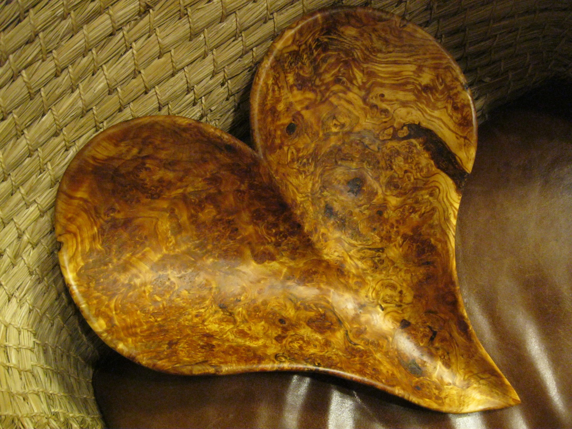 Magnificent tri-pattern fermented sugar maple bowl