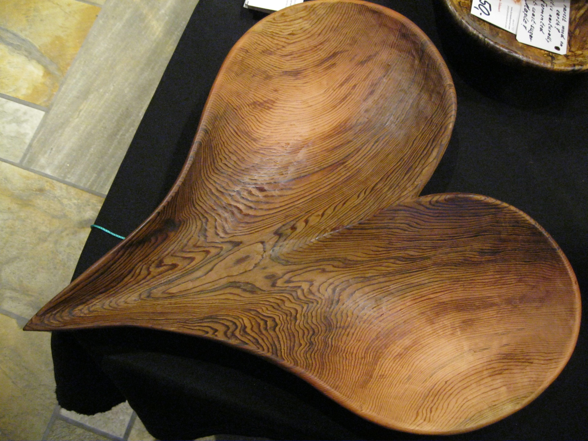 Old-growth Western red cedar bowl