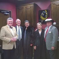 Former SECNAV Gordon England Navy Leaguers at December Social