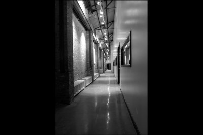 Dance studio facility hallway