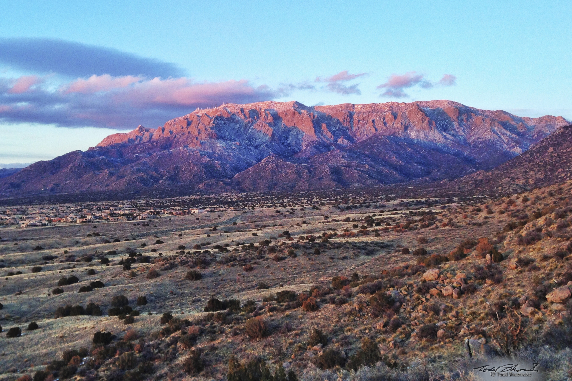 Sandias at Sunset. Photo by Todd Shoemake.