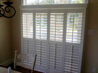 Plantation Shutters For Sliding Doors By Drapery Crafters