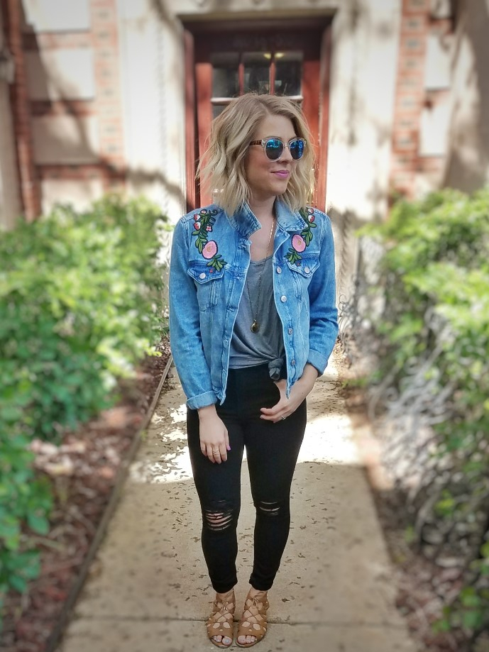 Monogrammed Jean Jacket