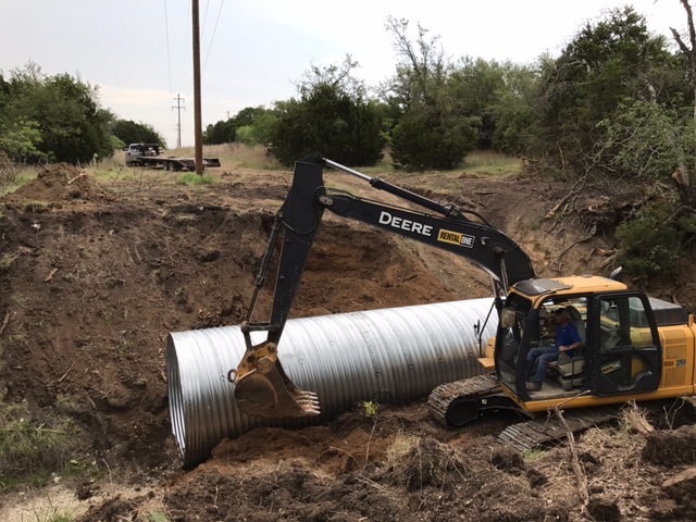 Right of Way Culvert Installation