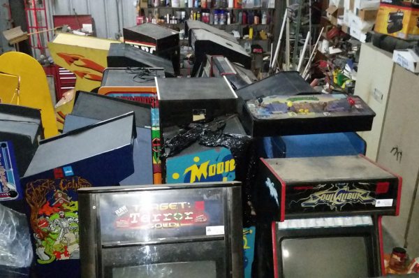 What to do when you run out of space for your arcade games.