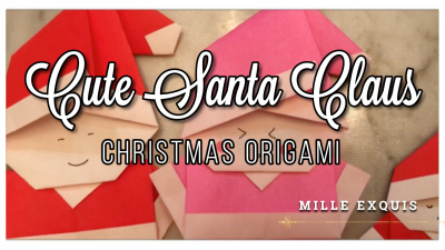 Cute & Easy DIY Origami Santa Claus | Christmas Origami | Happy New Year