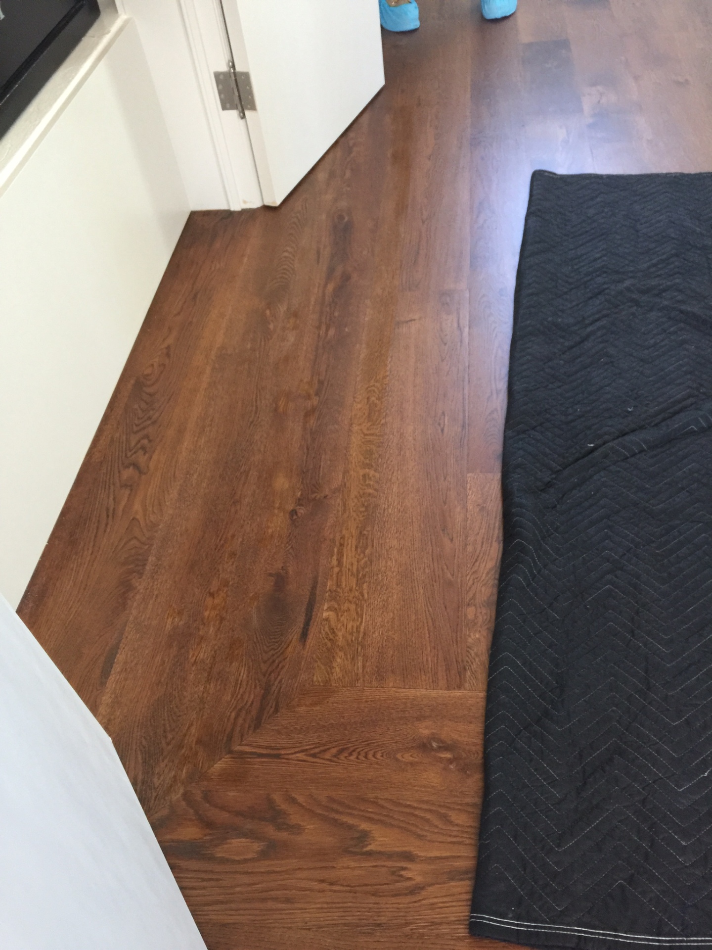 hard wood, damaged, paint, bleached, repaired, before after wood specialists