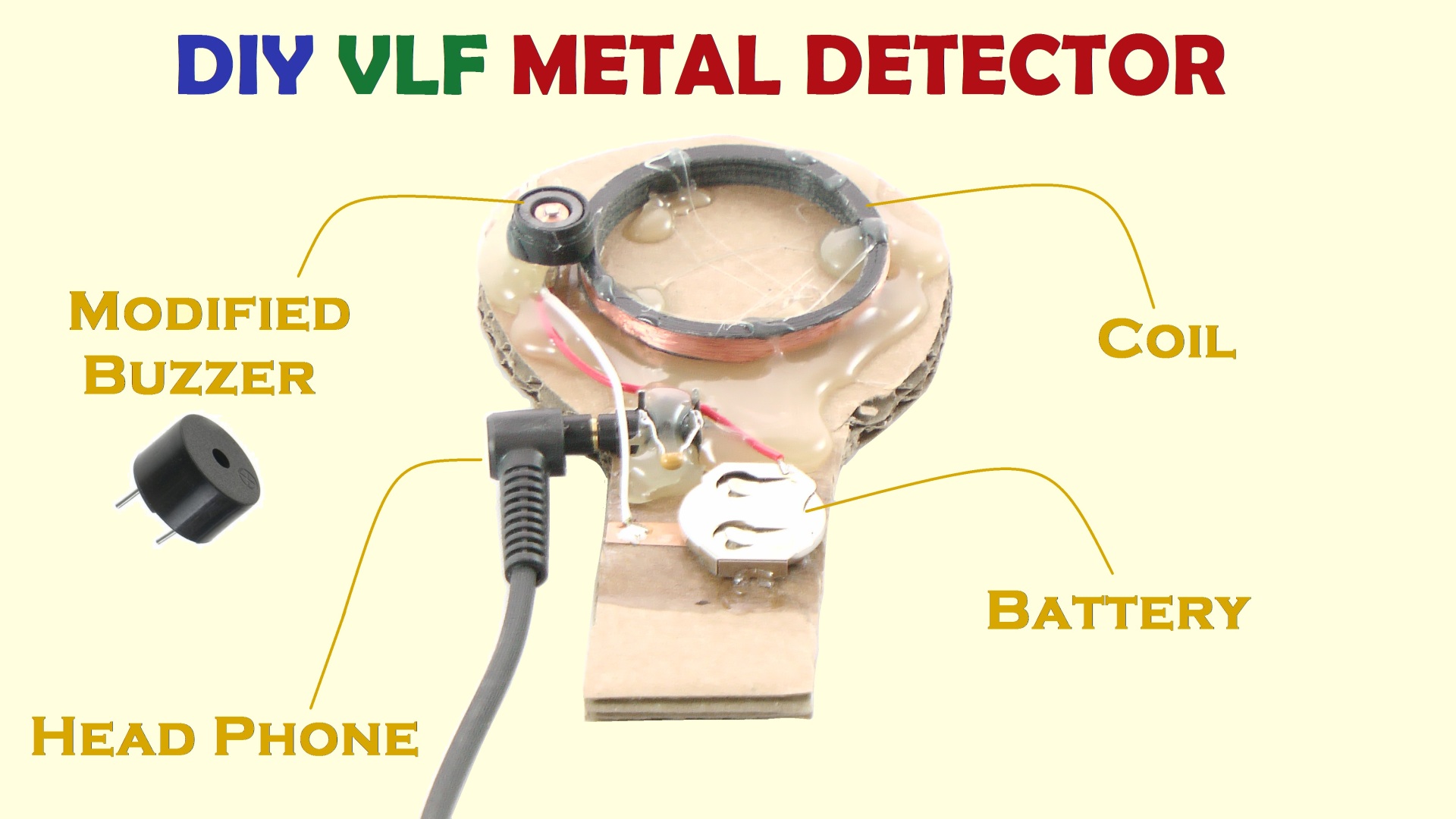 DIY VLF Metal Detector  (Project 2)