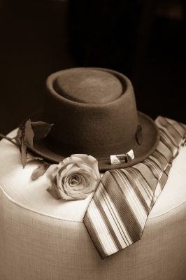 Groom Getting Ready