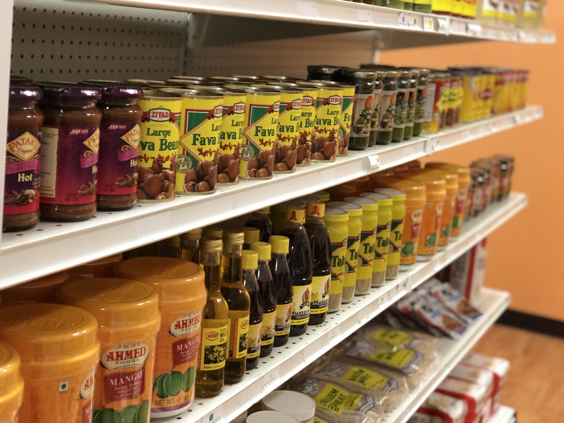 Canned international foods at NoCo International Groceries