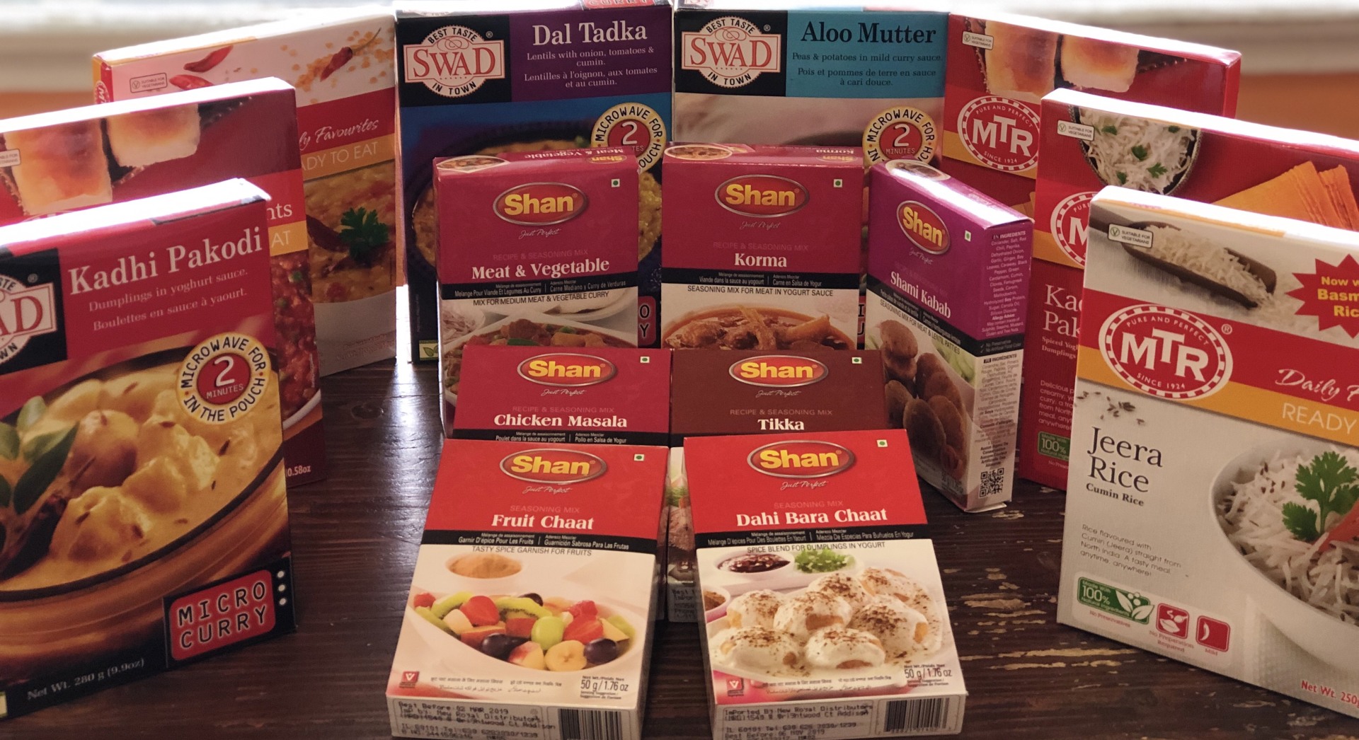 Quick international meal products and mixes at NoCo International Groceries