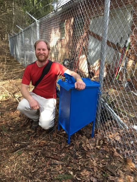 Chris and the New Disc Box that he built