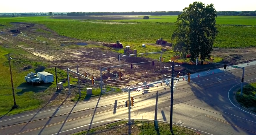 New Construction of Signal Intersection of Route 157 and Main Street Glen Carbon