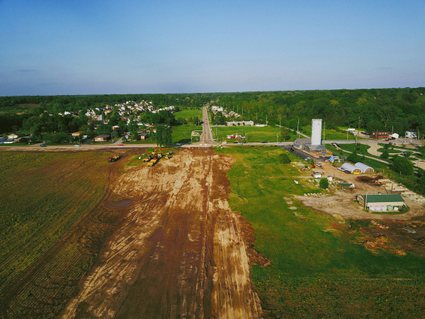 157 Business Park Development - Looking East