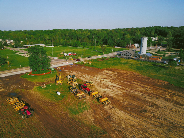 Initial Construction of 157 Business Park Development