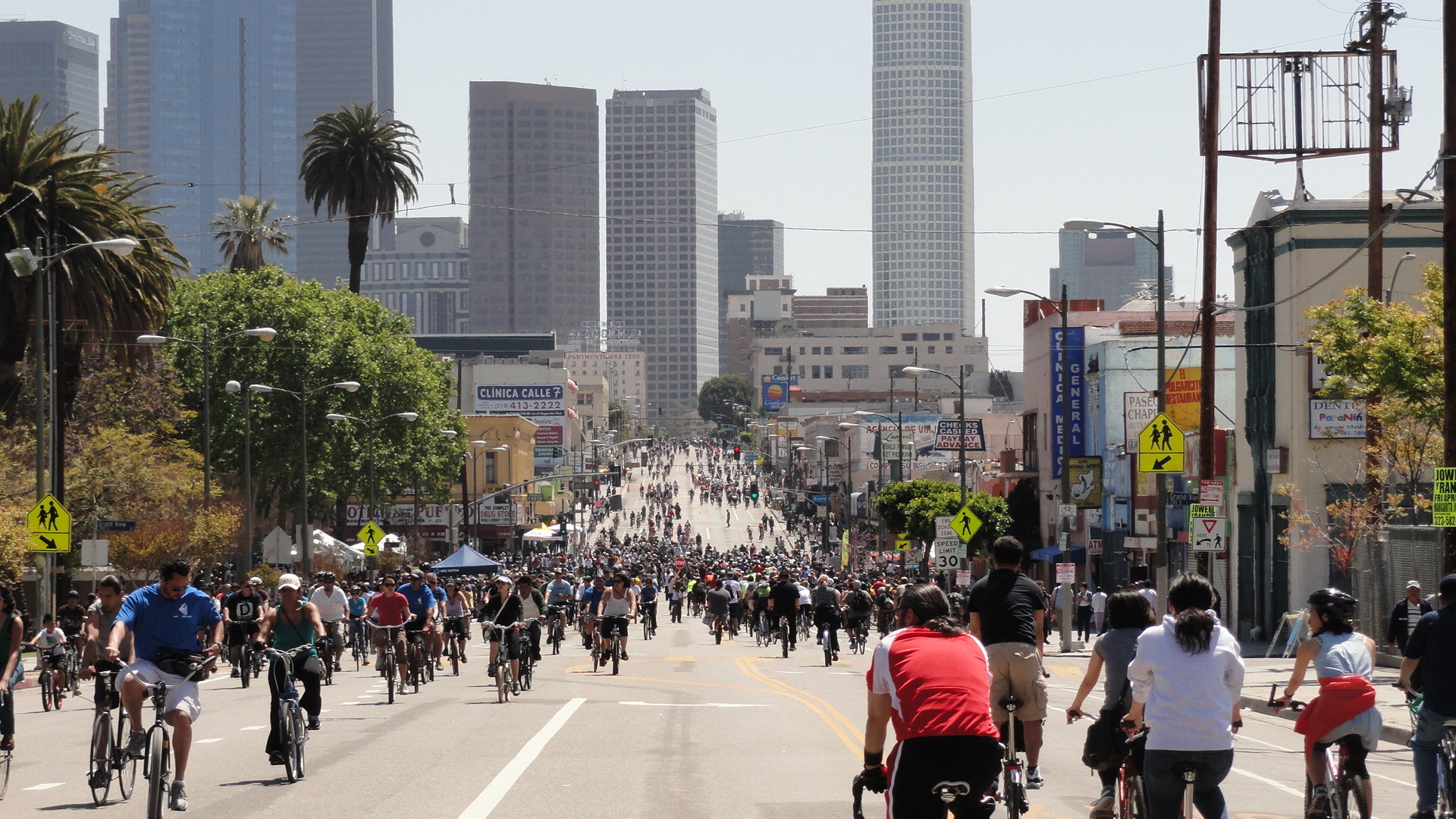 Ciclavia Cycling Event