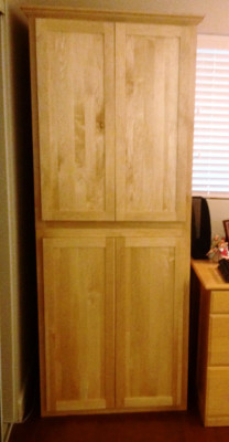 custom maple cabinetry