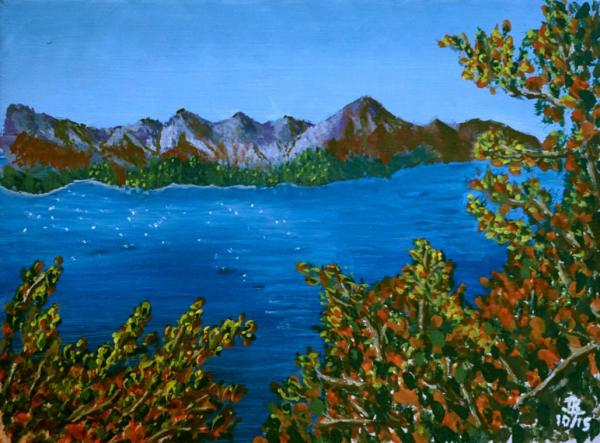 Ruffled Waters - 16 x 20 inches, approx, original