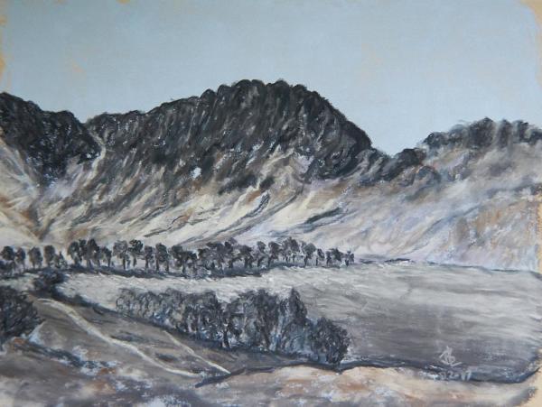 Craggs of Allan - 12 x 15 inches, approx, original