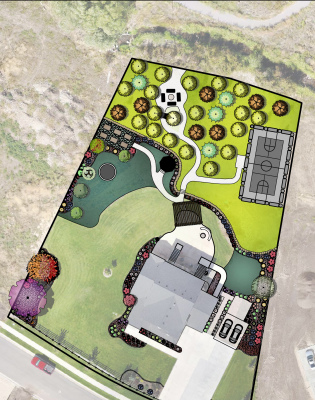 our expertise, utah residential landscape design plan drawing