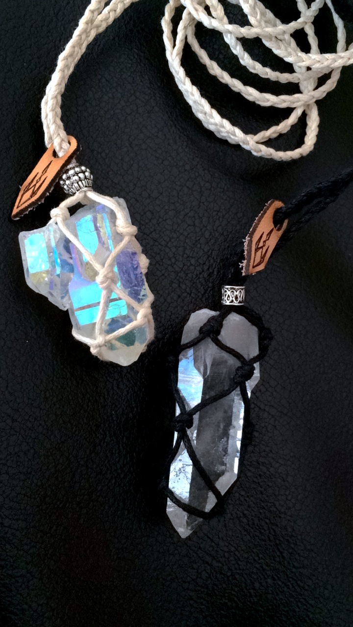 Angel Aura & Quartz Necklaces