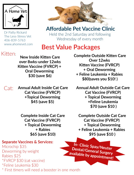 pets at home vets vaccination prices