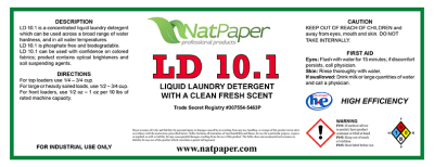 LD 10.1. LAUNDRY DETERGENT