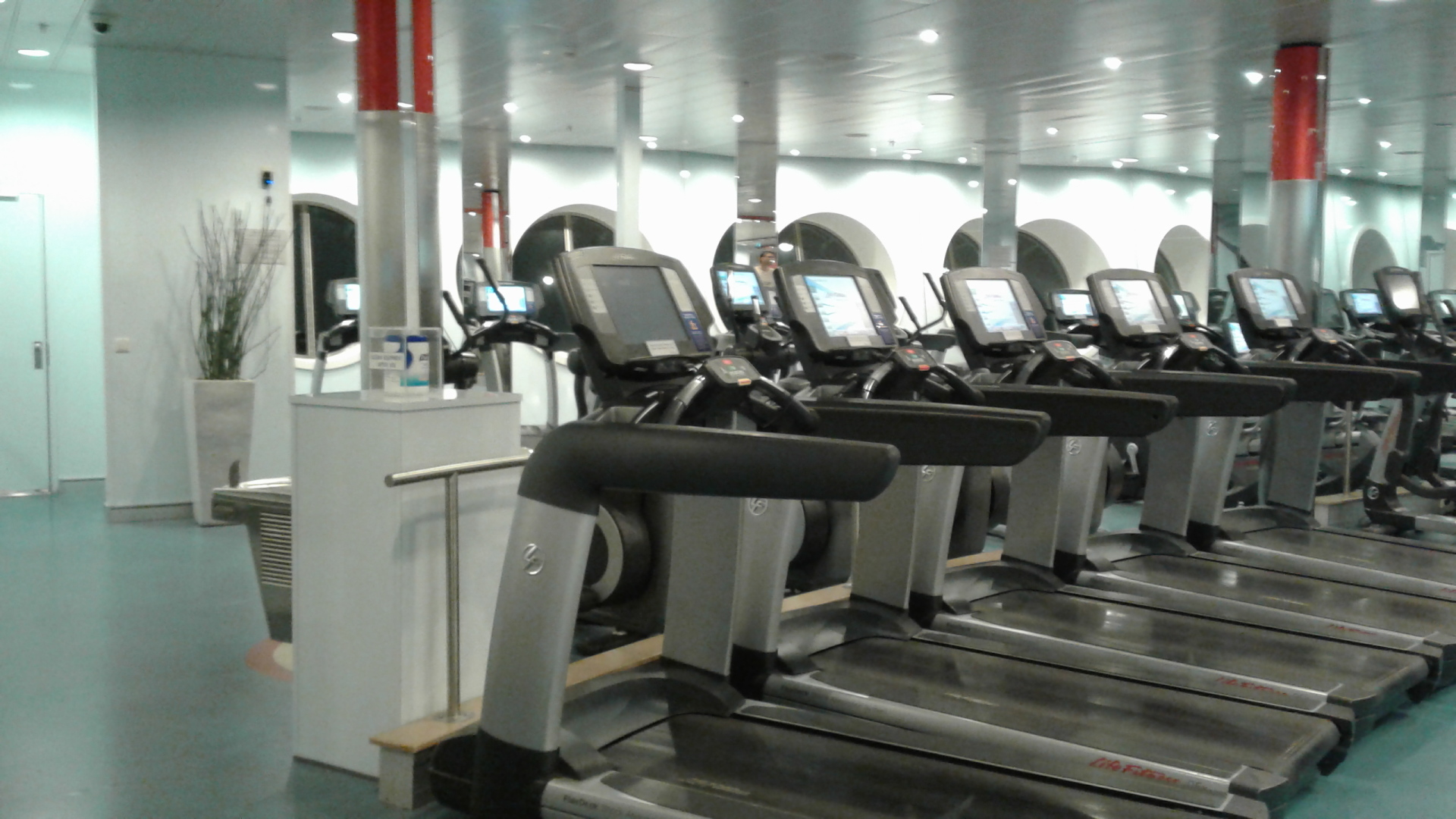 Ship Gym Workout Area