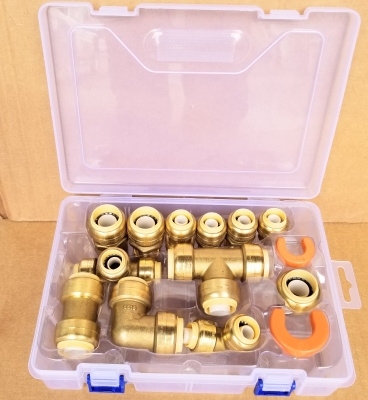 $35.99  Push Fittings Kit Reusable. 