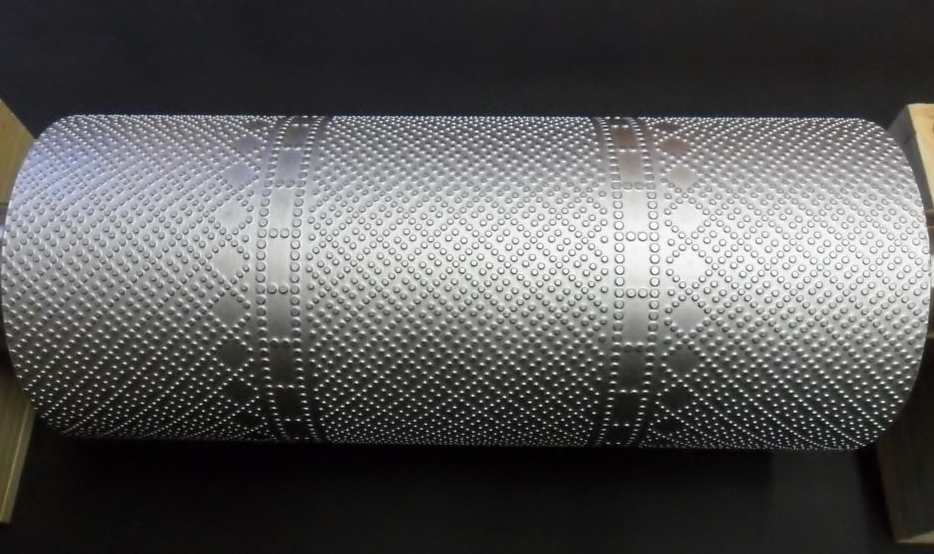 Cilindro Gofrador com Textura Qu&iacute;mica