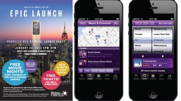 Mobile apps for a New York meetup group