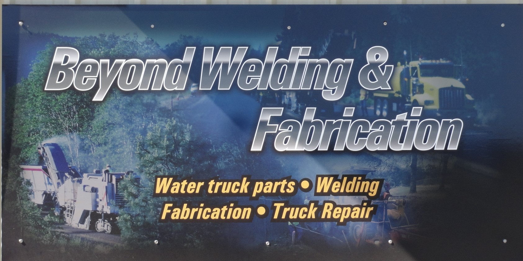 welding,fabrication,construction equipment repair,tank building,watertruck repair,tank building,plate work,stainless steel,aluminum,mild steel fabrication,rebar cutting and tied cages,darren taylor