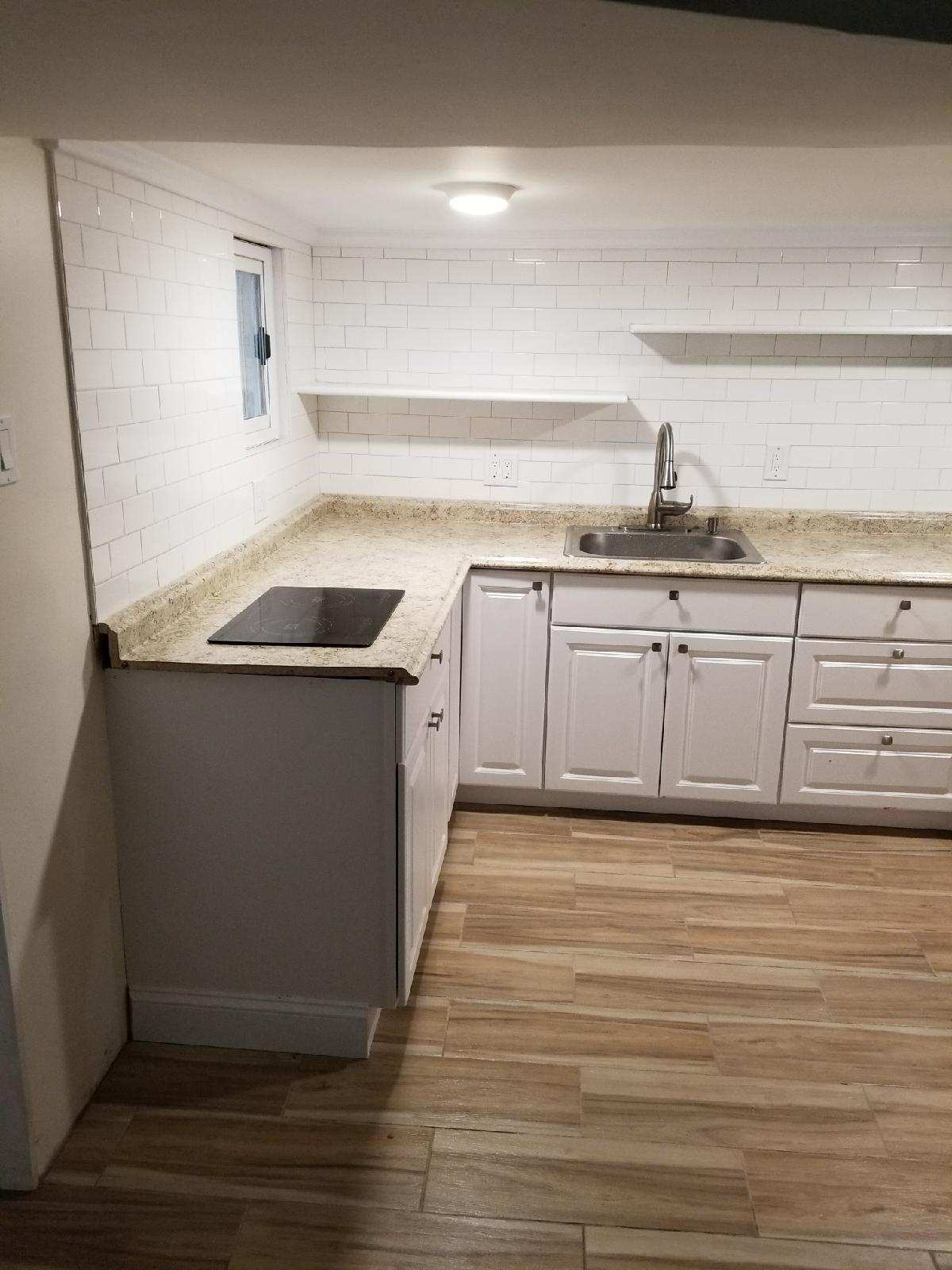 Simple Basement Kitchen