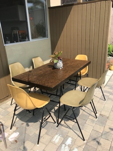 Retro patio set