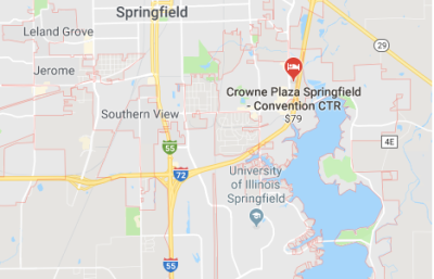 Map Springfield IL Expo 2019 D400 