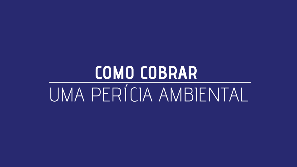 COMO COBRAR POR UMA PERÍCIA AMBIENTAL