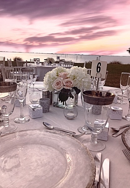 Wedding reception lighting design in St. Petersburg, FL by Two Sisters Events