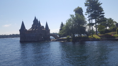 The Boldt Castle Island in Alexandria Bay NY - on the Saint Lawrence Seaway