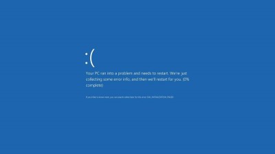 Blue Screen of Death (BSOD)